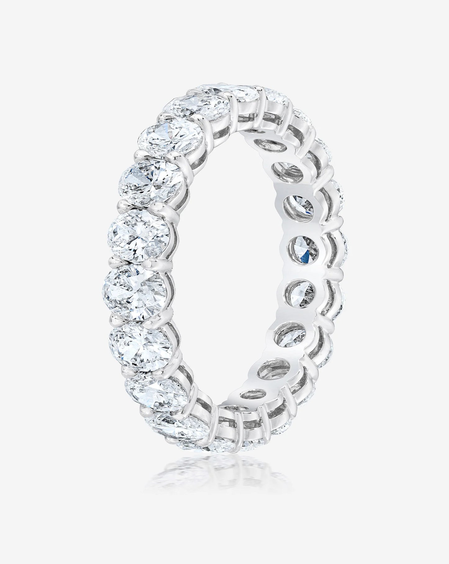 Lab Grown Oval Diamond Eternity Band