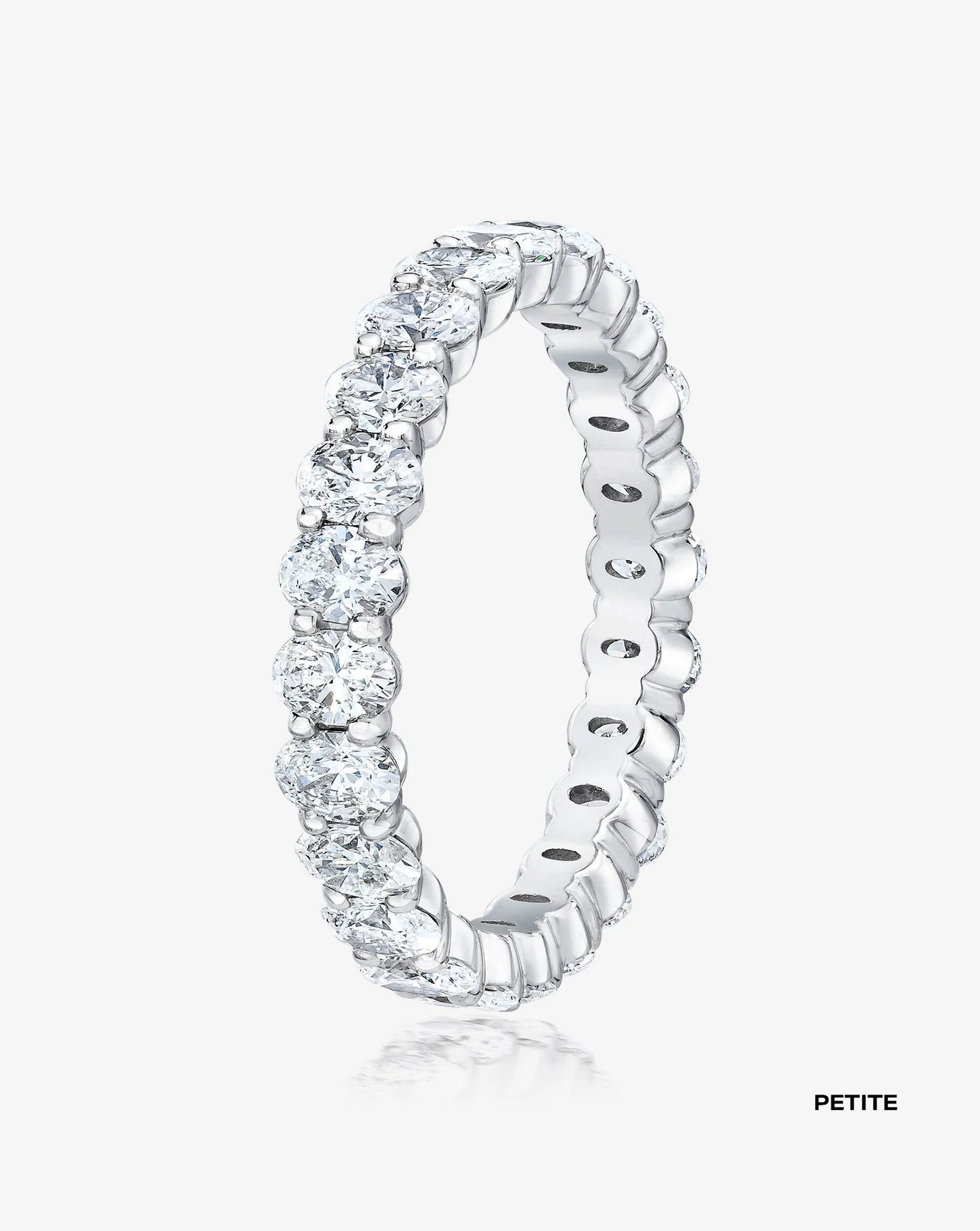 Oval Diamond Eternity Band