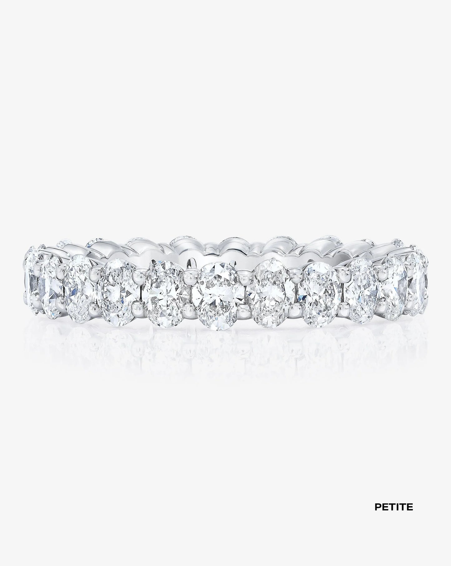 Lab Grown Oval Diamond Eternity Band