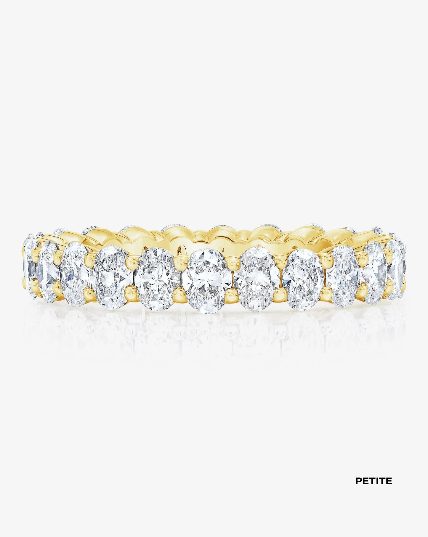 Lab Grown Oval Diamond Eternity Band