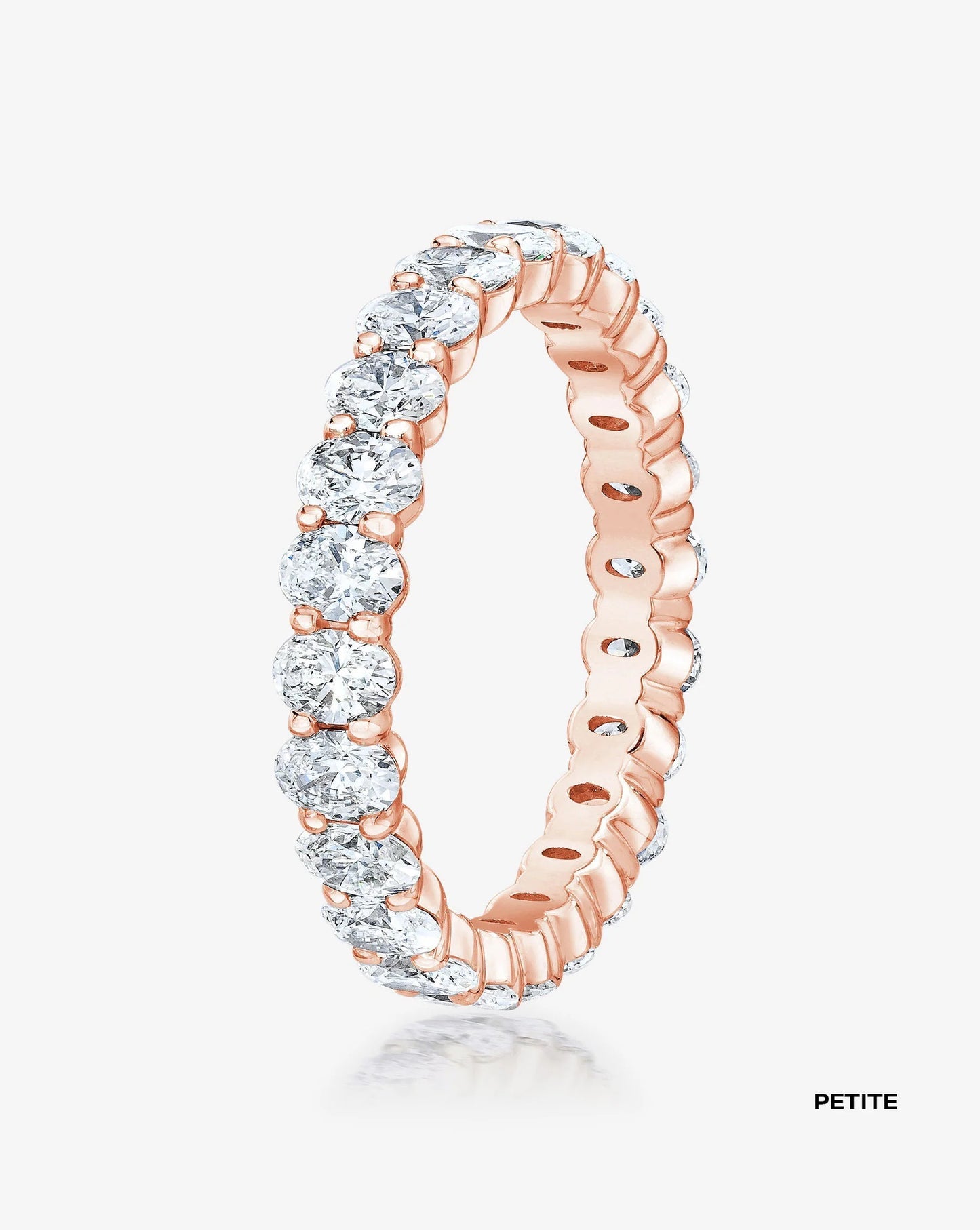 Lab Grown Oval Diamond Eternity Band