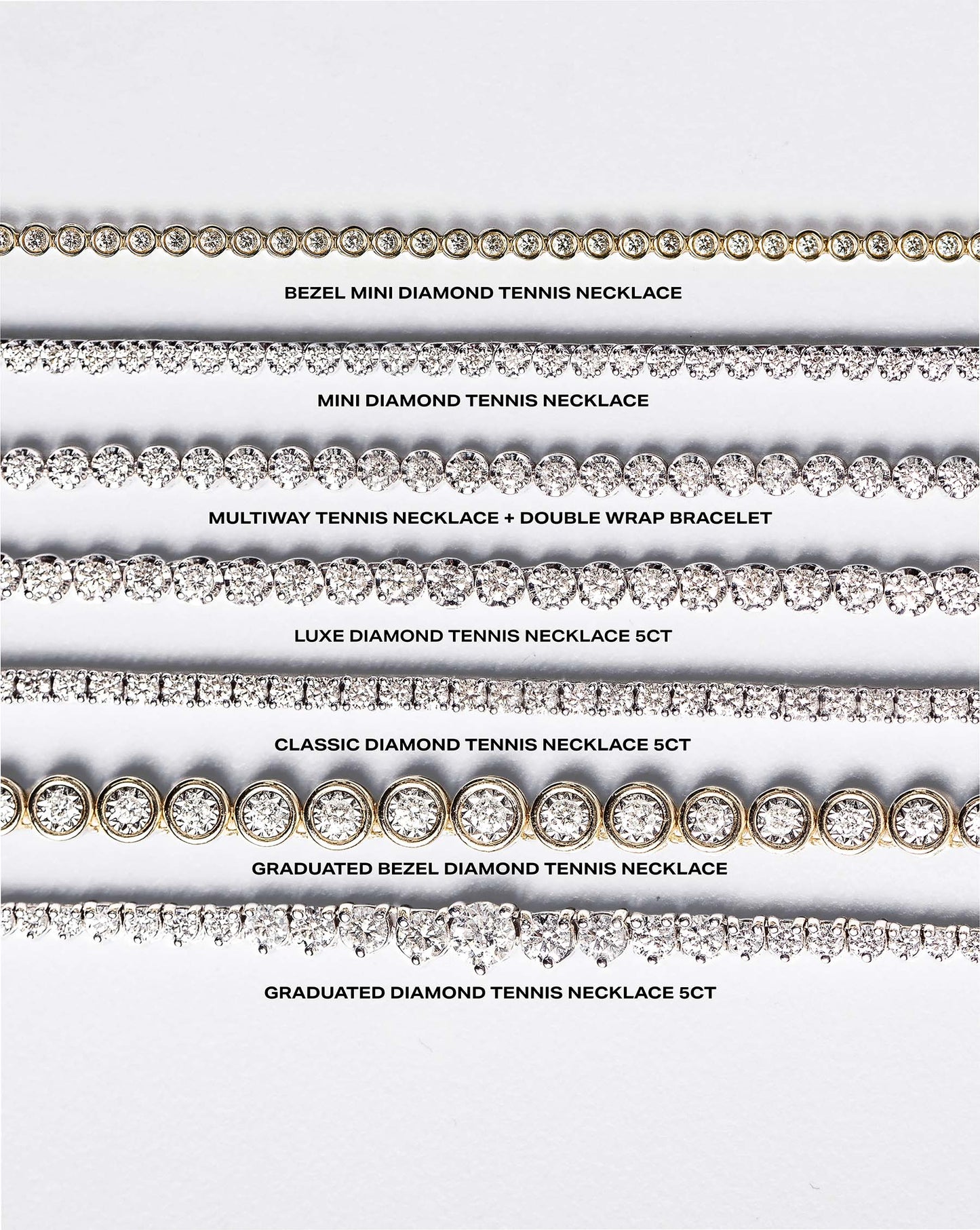 Mini Diamond Tennis Necklace
