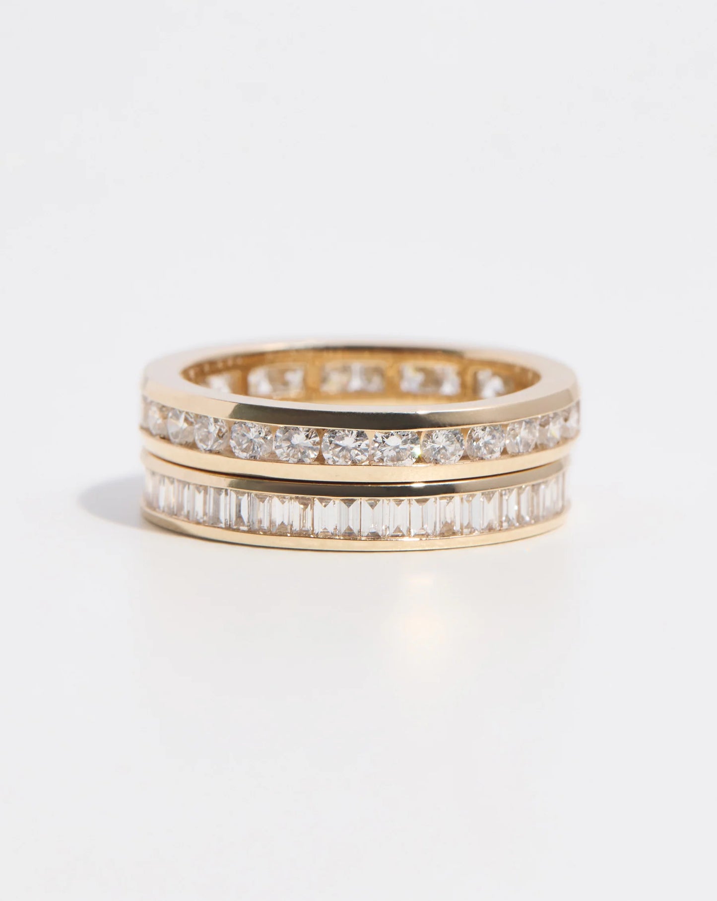 Round Diamond Channel Set Eternity Band