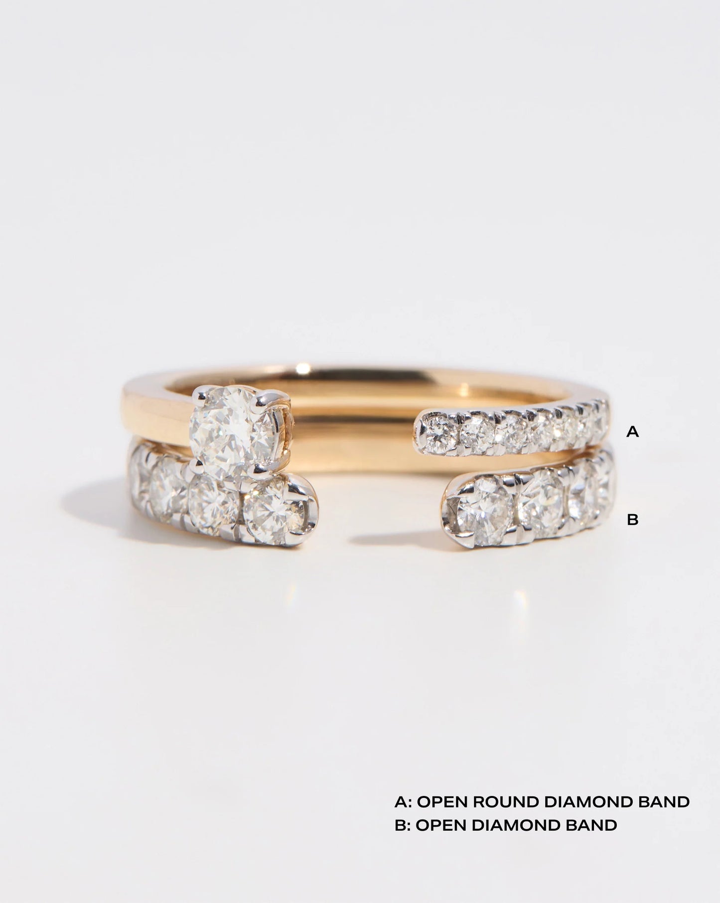 Open Round Diamond Band
