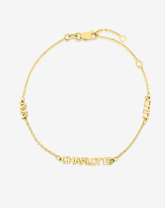 Personalized Multi-Name Bracelet