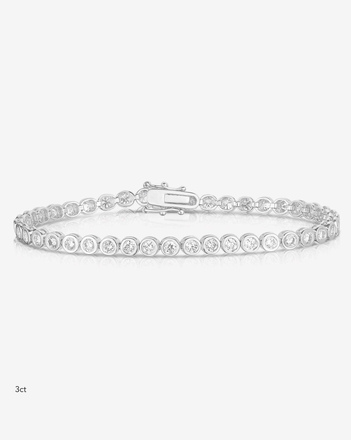 Bezel Classic Diamond Tennis Bracelet