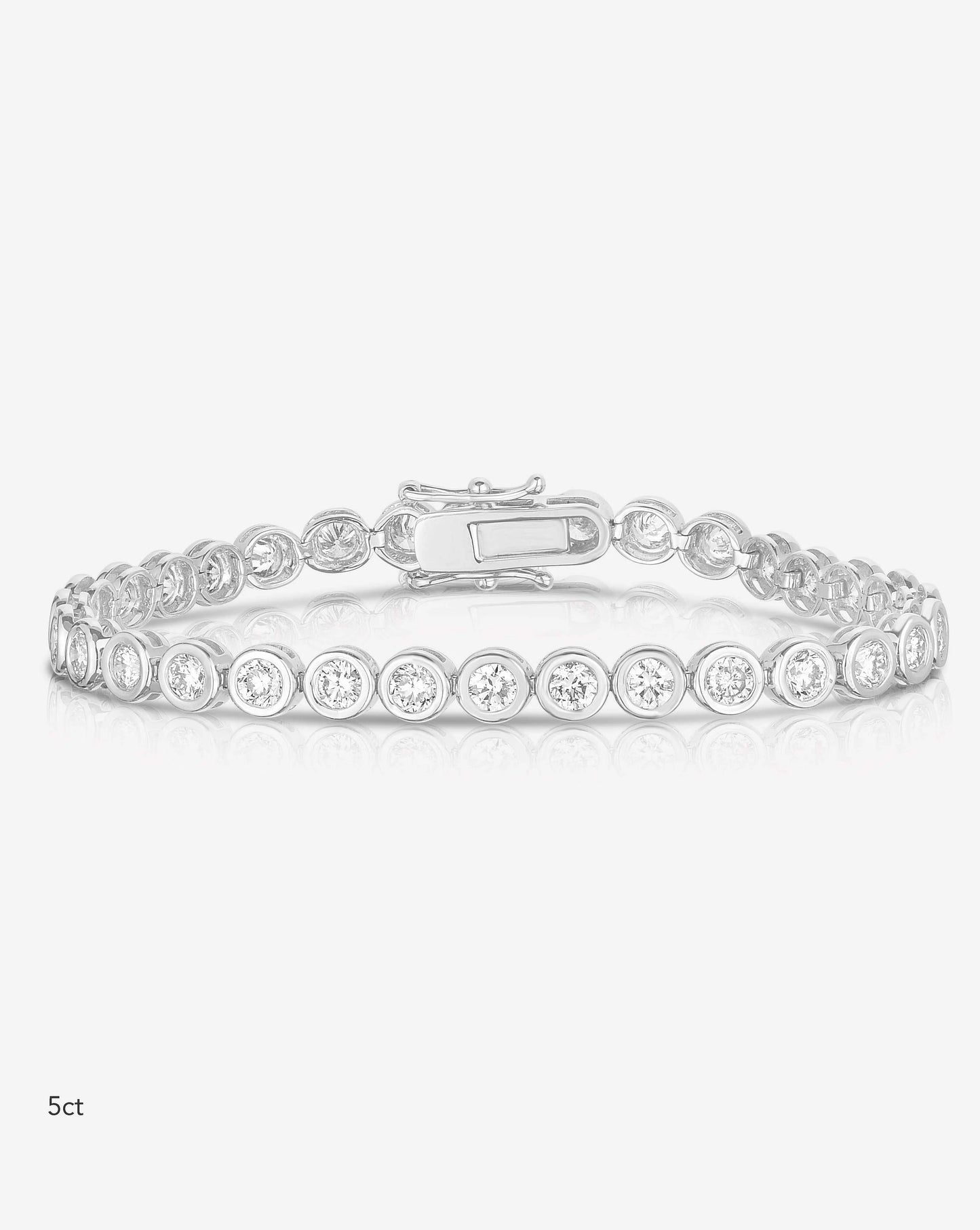 Bezel Classic Diamond Tennis Bracelet