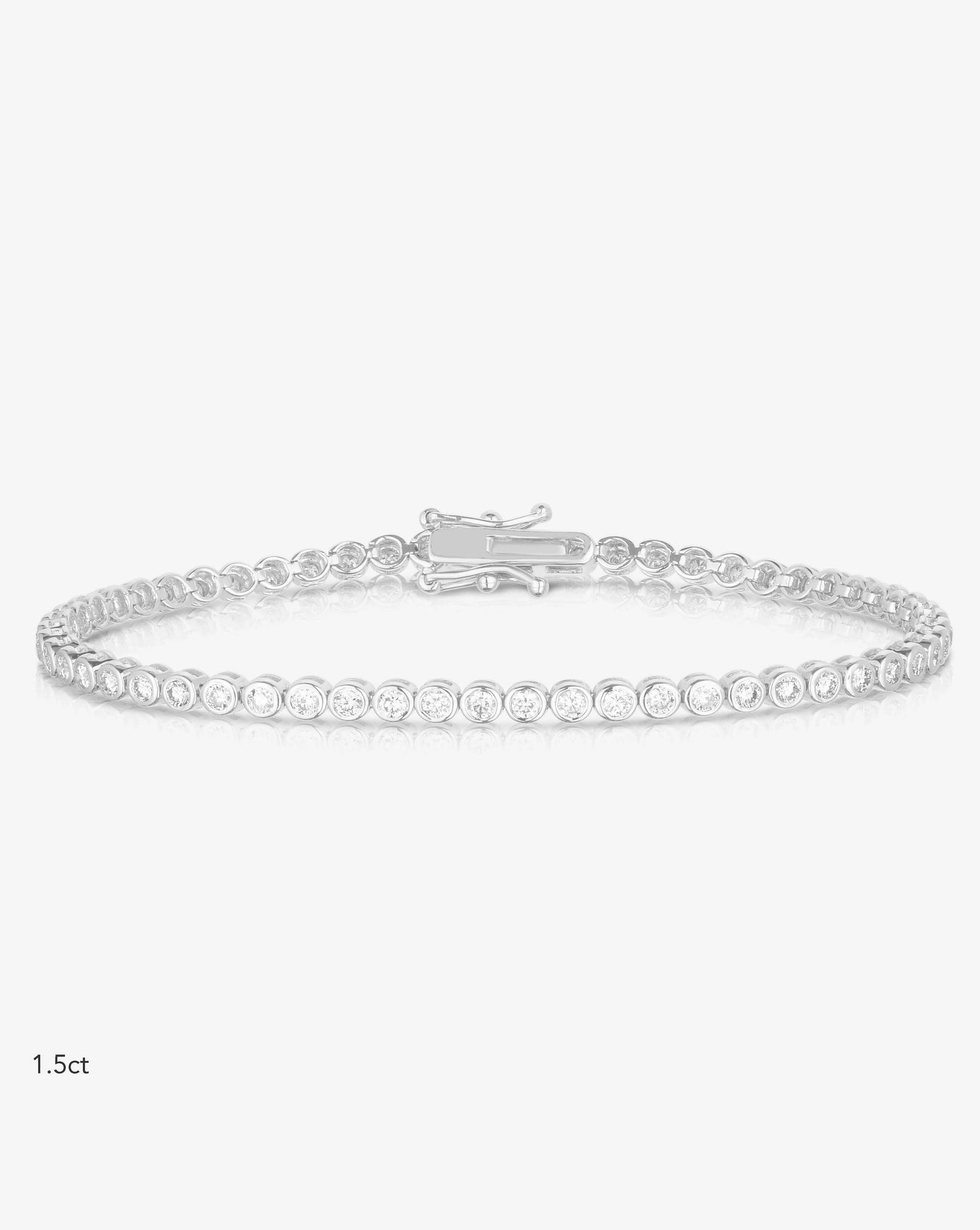 Bezel Classic Diamond Tennis Bracelet