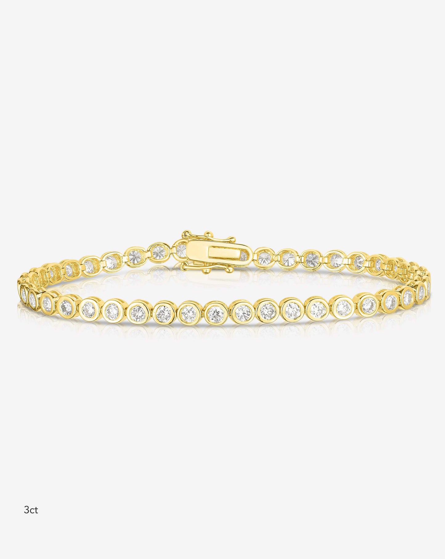 Bezel Classic Diamond Tennis Bracelet