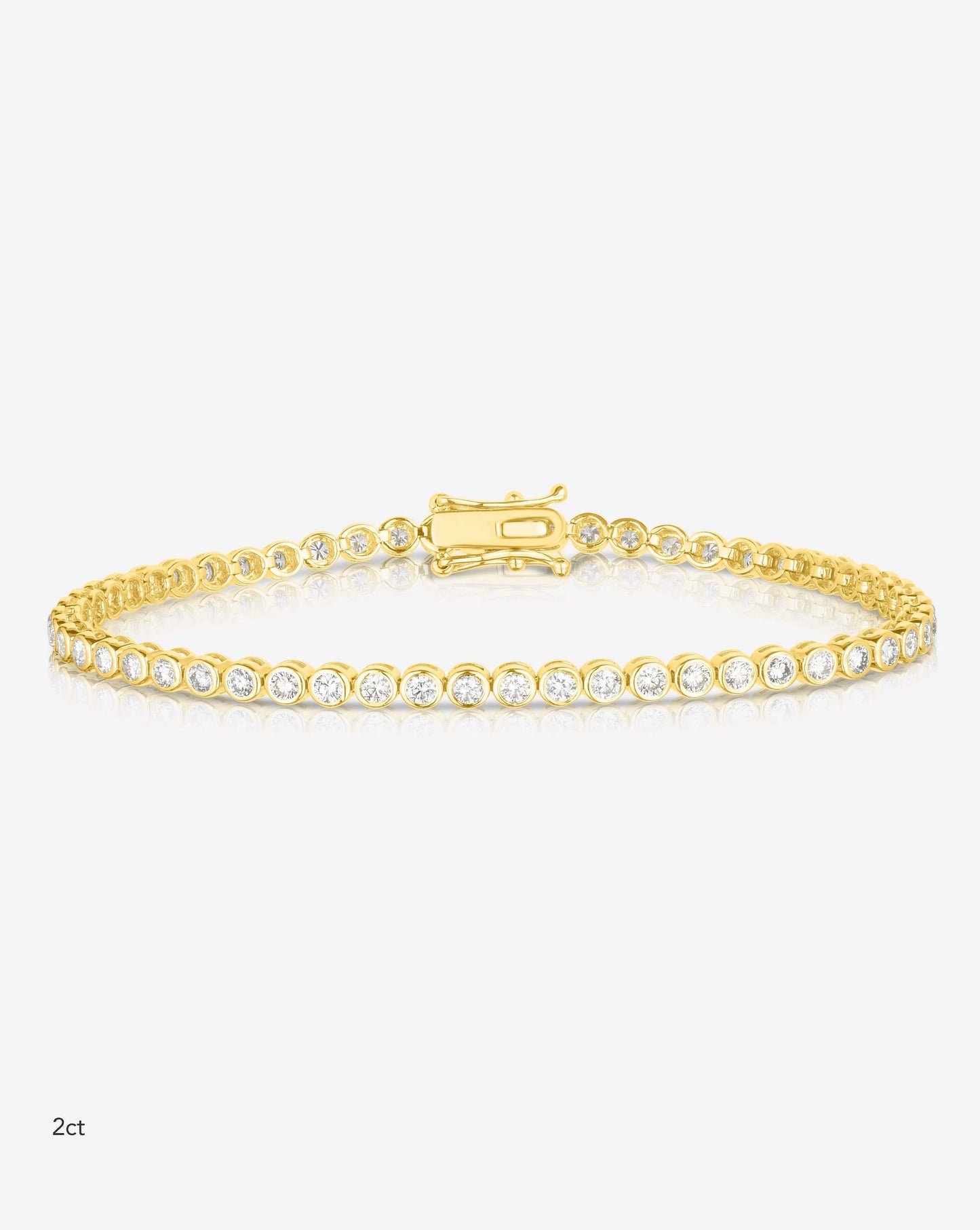 Bezel Classic Diamond Tennis Bracelet