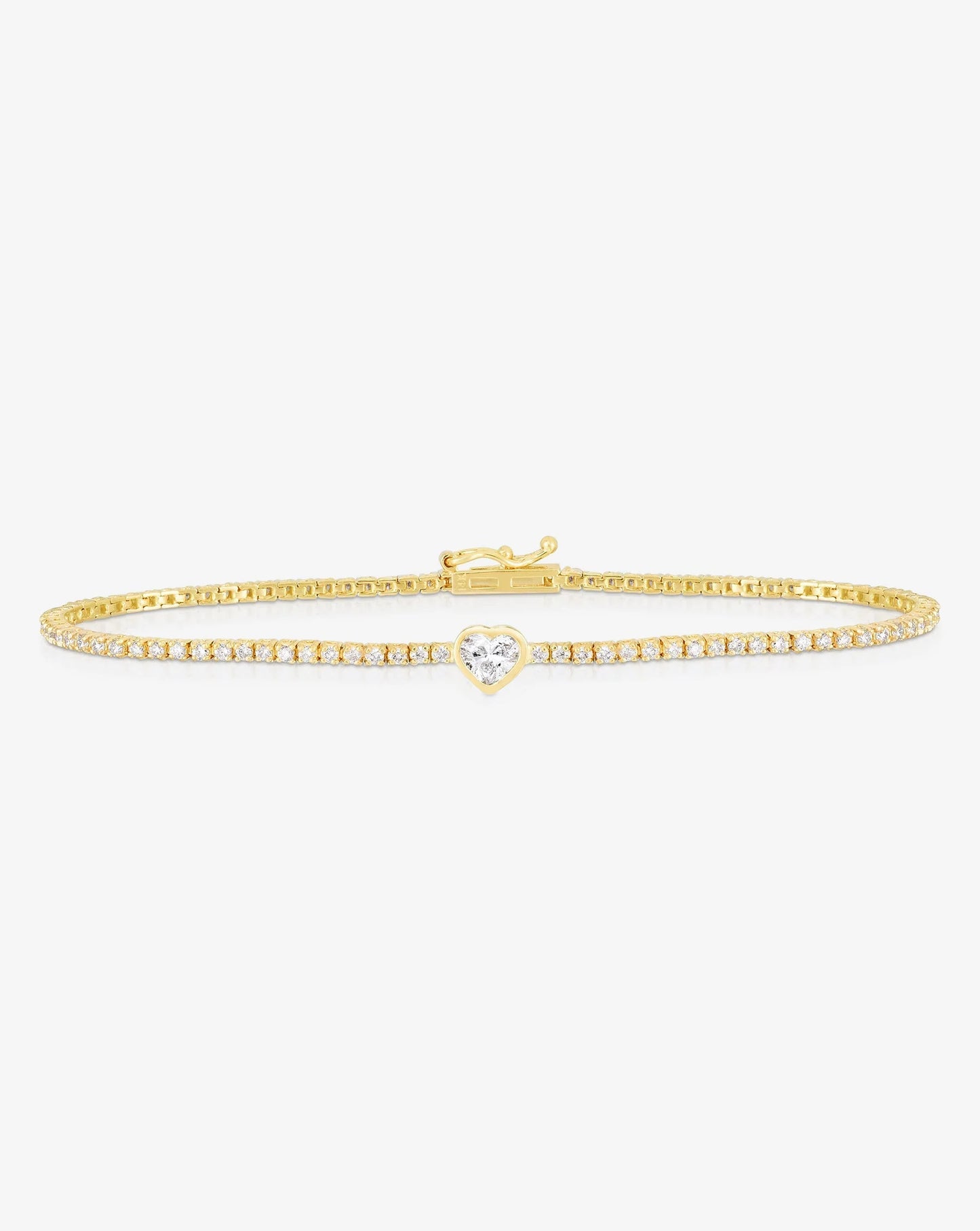 Single Mixed Shapes Diamond Tennis Bracelet