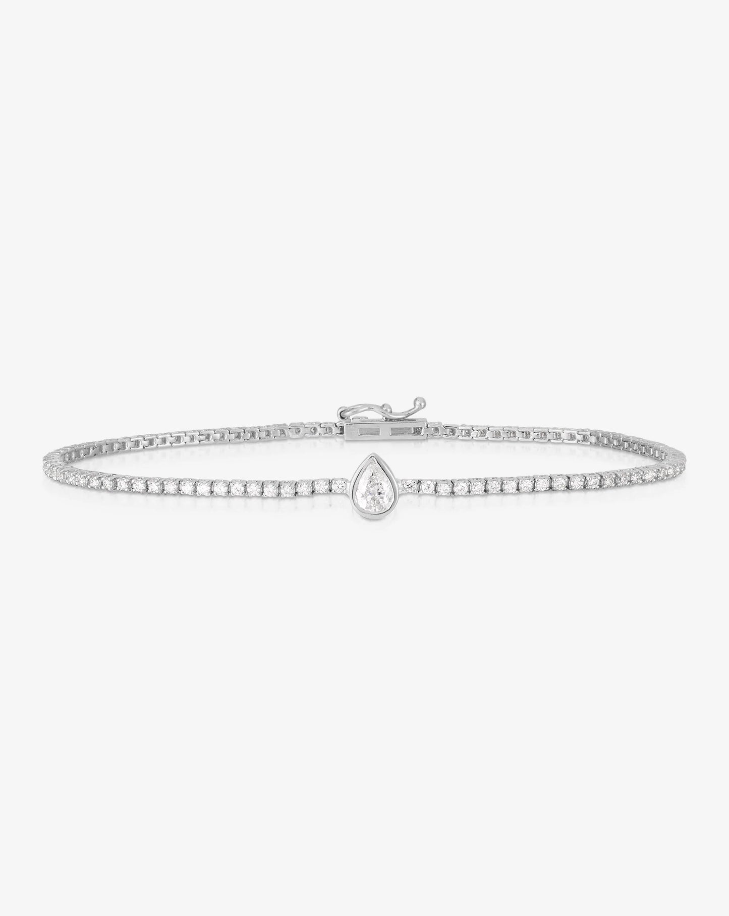 Single Mixed Shapes Diamond Tennis Bracelet