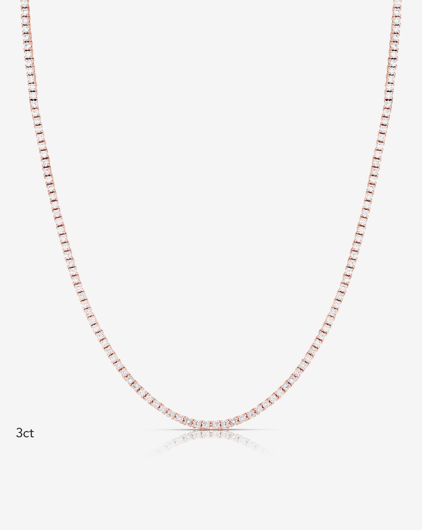 Classic Diamond Tennis Necklace