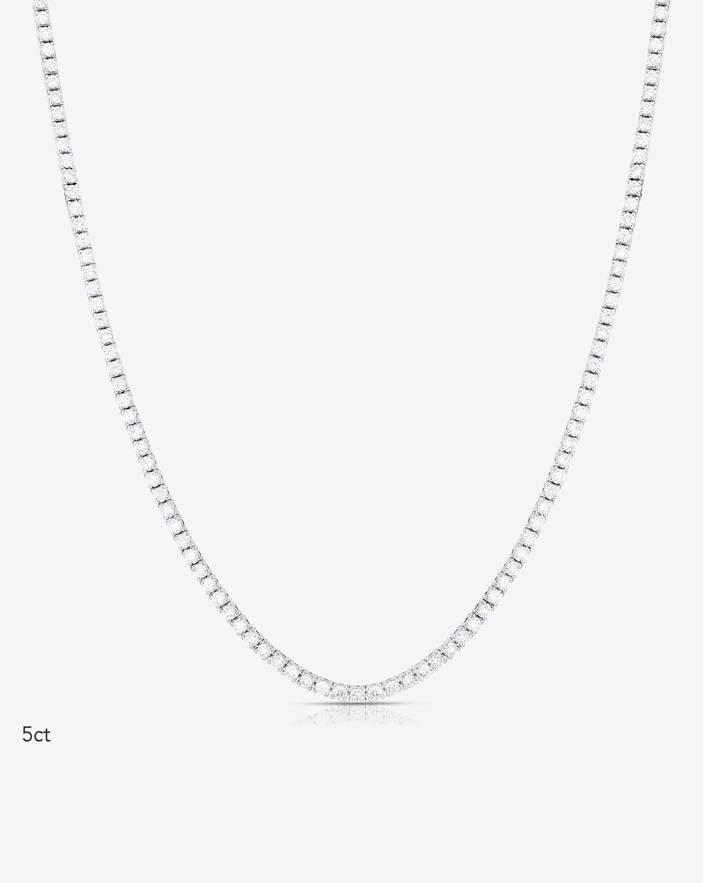 Classic Diamond Tennis Necklace