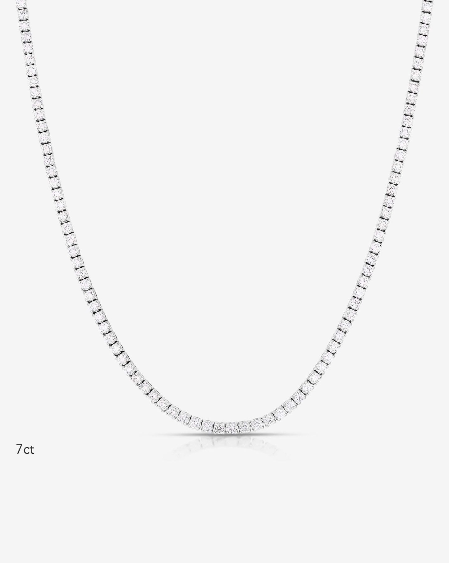 Classic Diamond Tennis Necklace