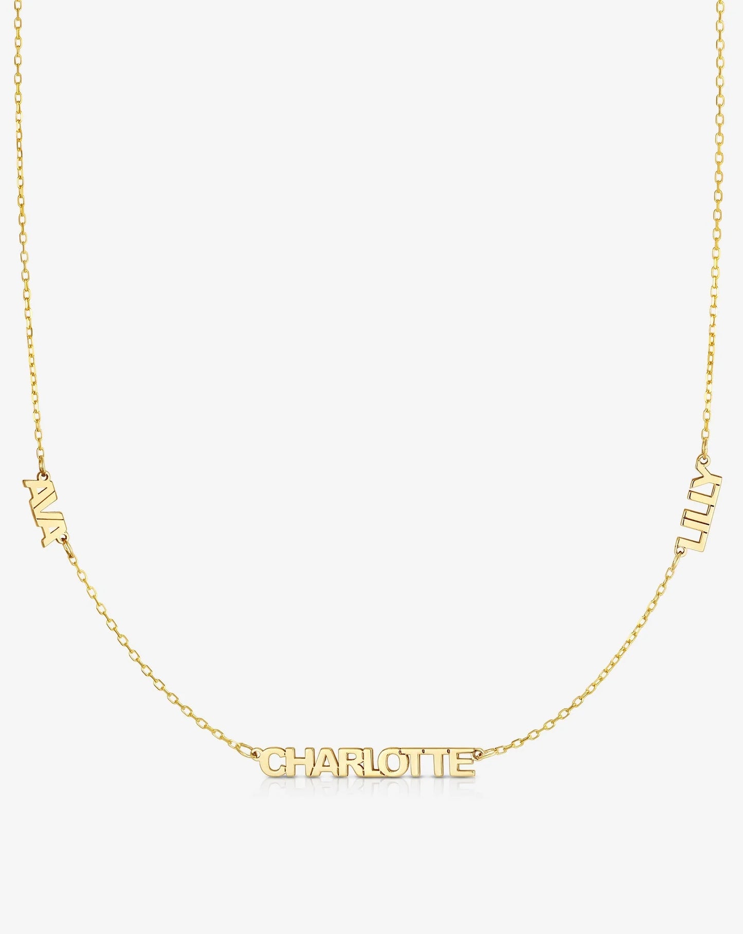 Personalized Multi-Name Necklace