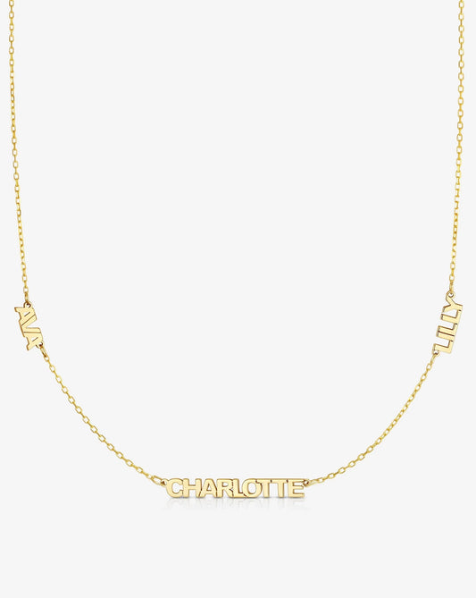 Personalized Multi-Name Necklace