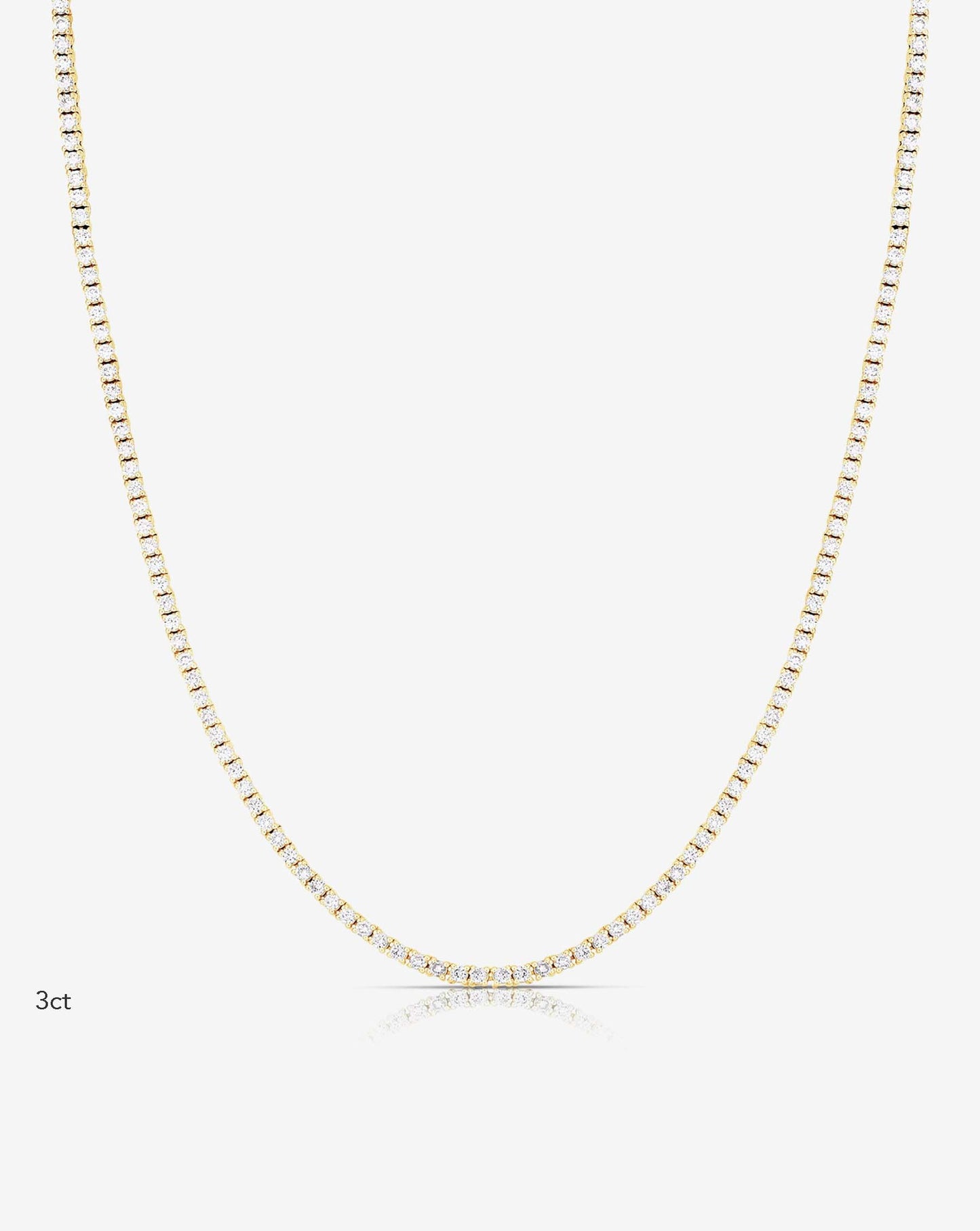 Classic Diamond Tennis Necklace