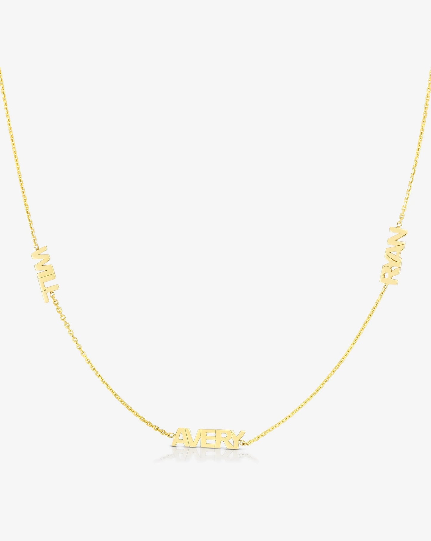 Personalized Multi-Name Necklace